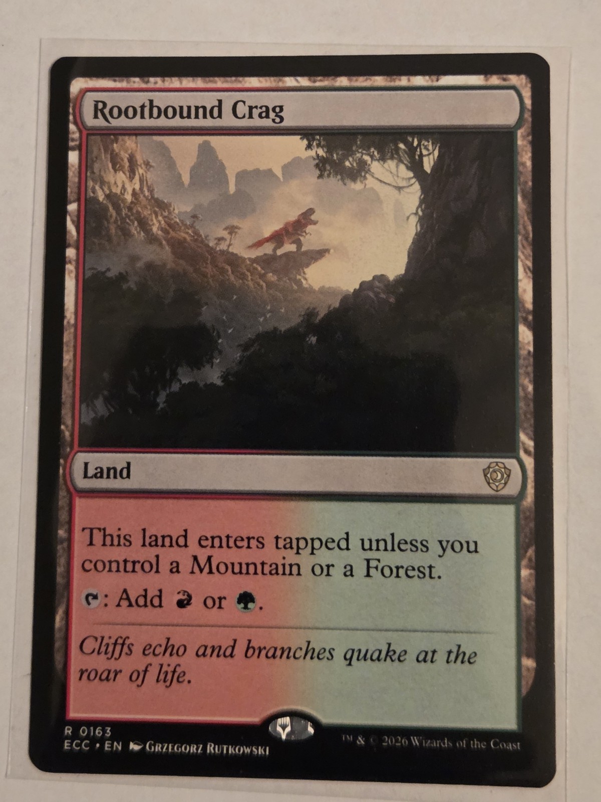 Rootbound Crag Commander: Lorwyn Eclipsed Regular