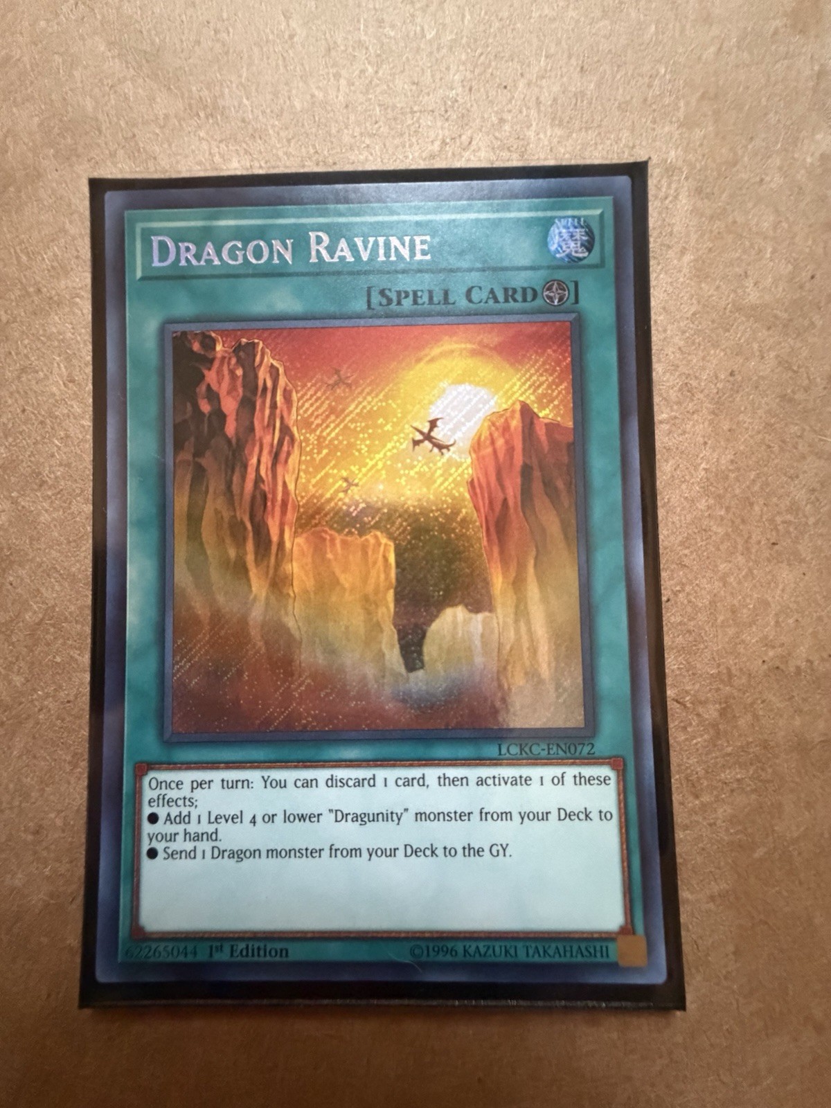 Konami Dragon Ravine Spell-Field Legendary Collection Kaiba 1st Ed LCKC-EN072