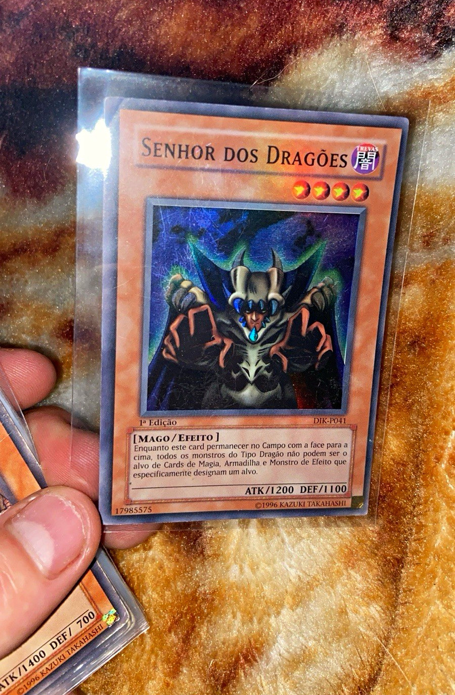 Konami Yu-Gi-Oh! Senhor dos Dragões DIK-P041 1st Ed PT Effect 1200/1100