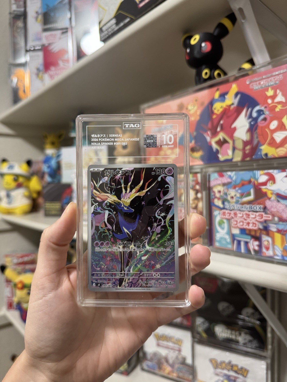 TAG 10 Xerneas 089/083 AR Ninja Spinner Pokemon Japanese