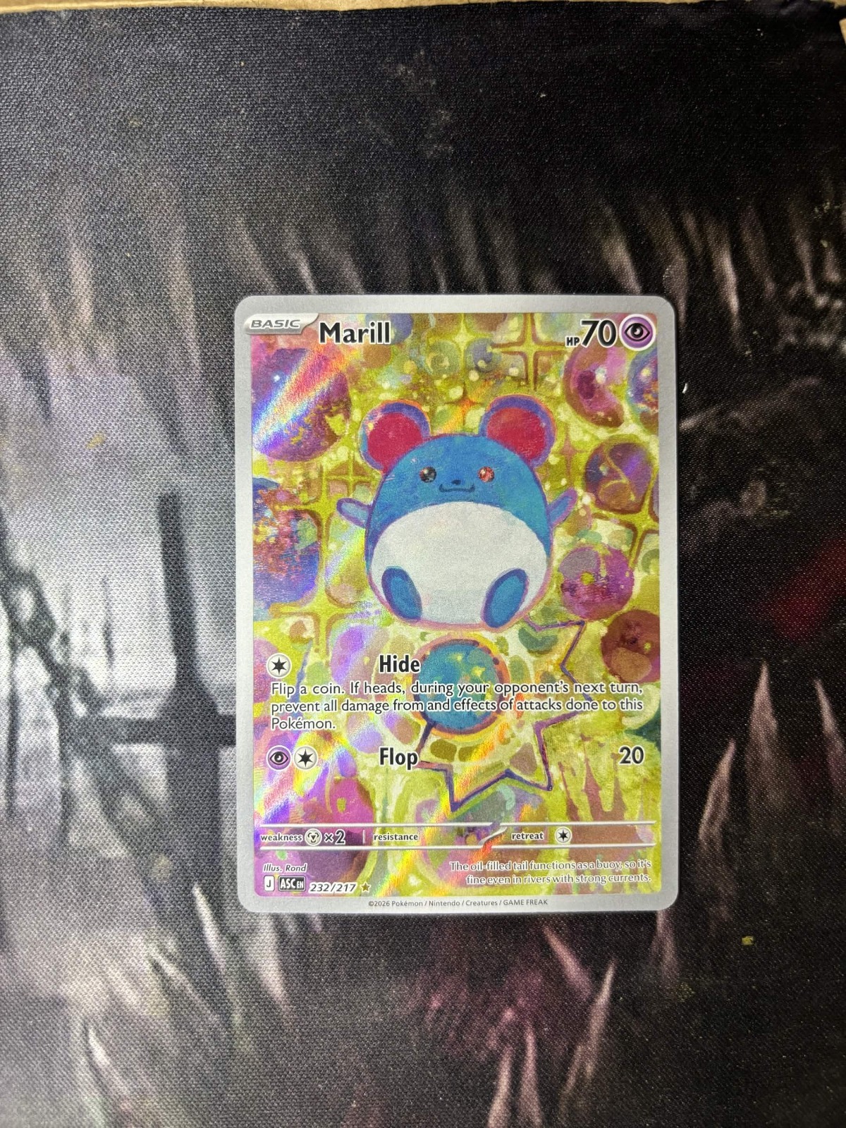 Marill 232/217 Me 2.5: Ascended Heroes Illustration Rare NM