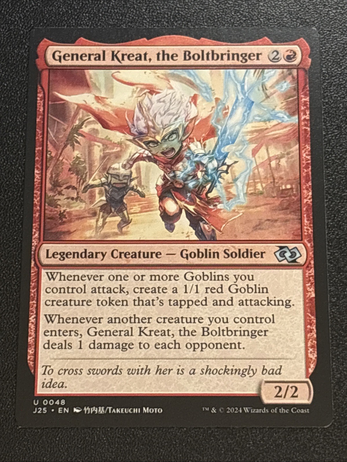 MTG Foundations Jumpstart General Kreat, the Boltbringer (Anime) 0048