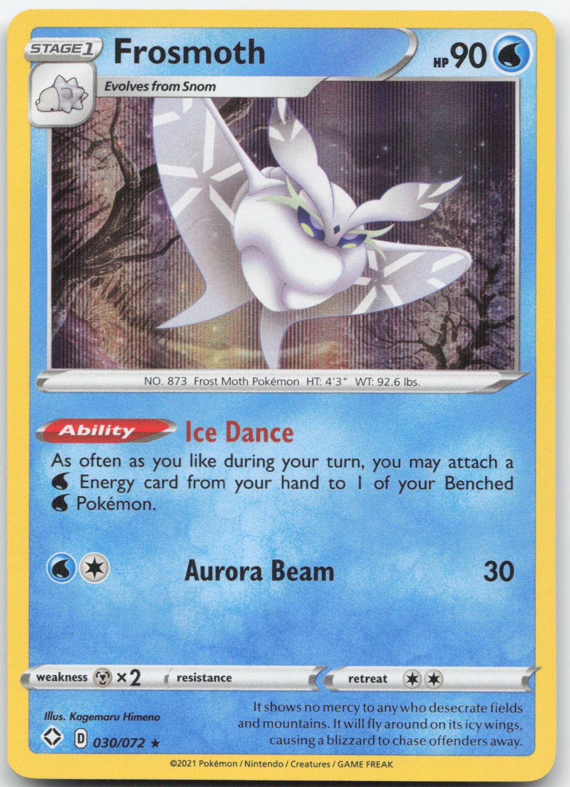 Frosmoth – 030/072 Holo Shining Fates NM/M