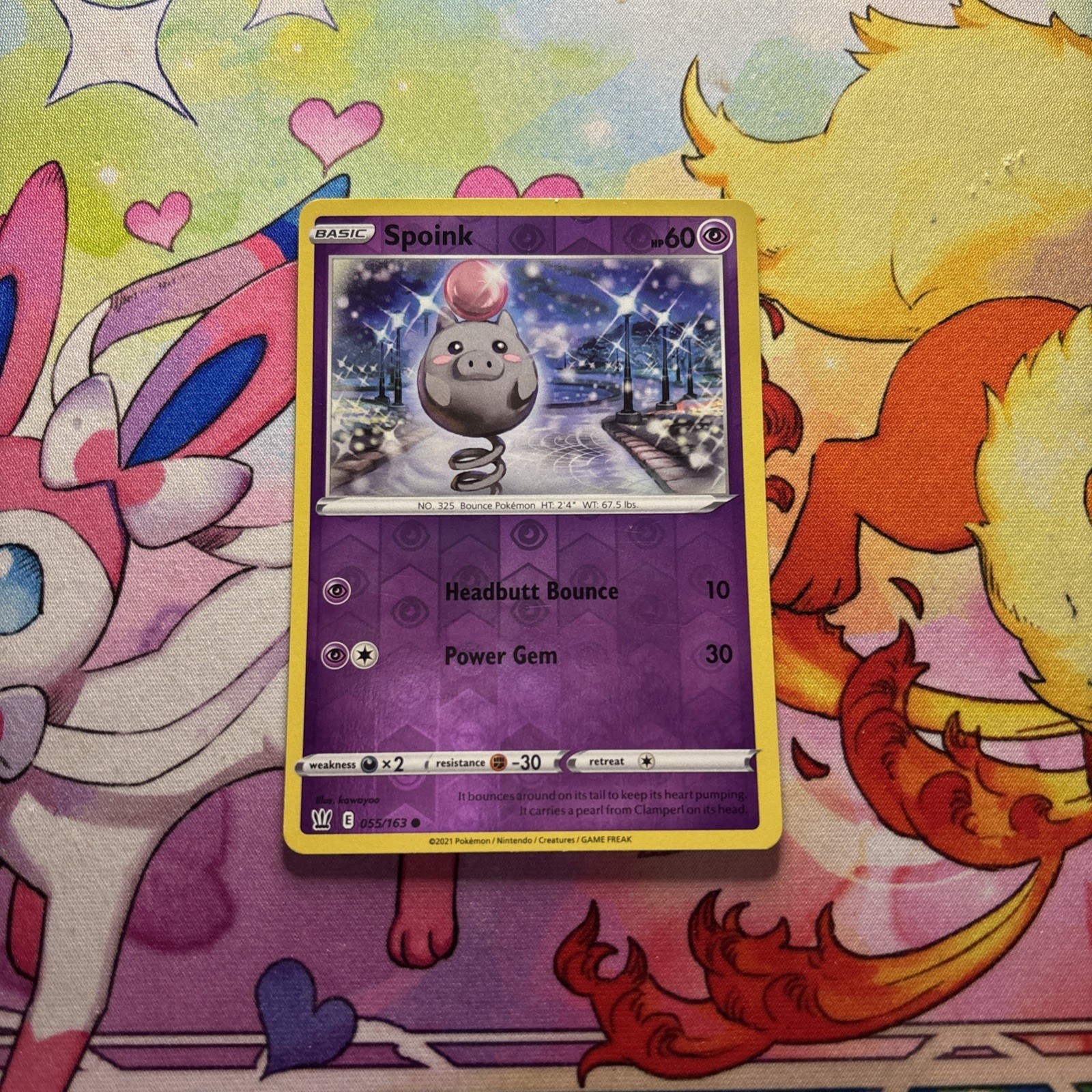 Spoink 055/163 Swsh05: Battle Styles Reverse Holo