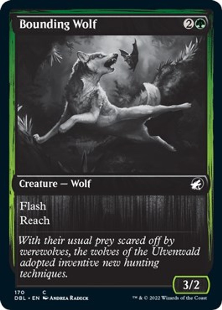 NM – Bounding Wolf [DBL – 170] Innistrad: Double Feature