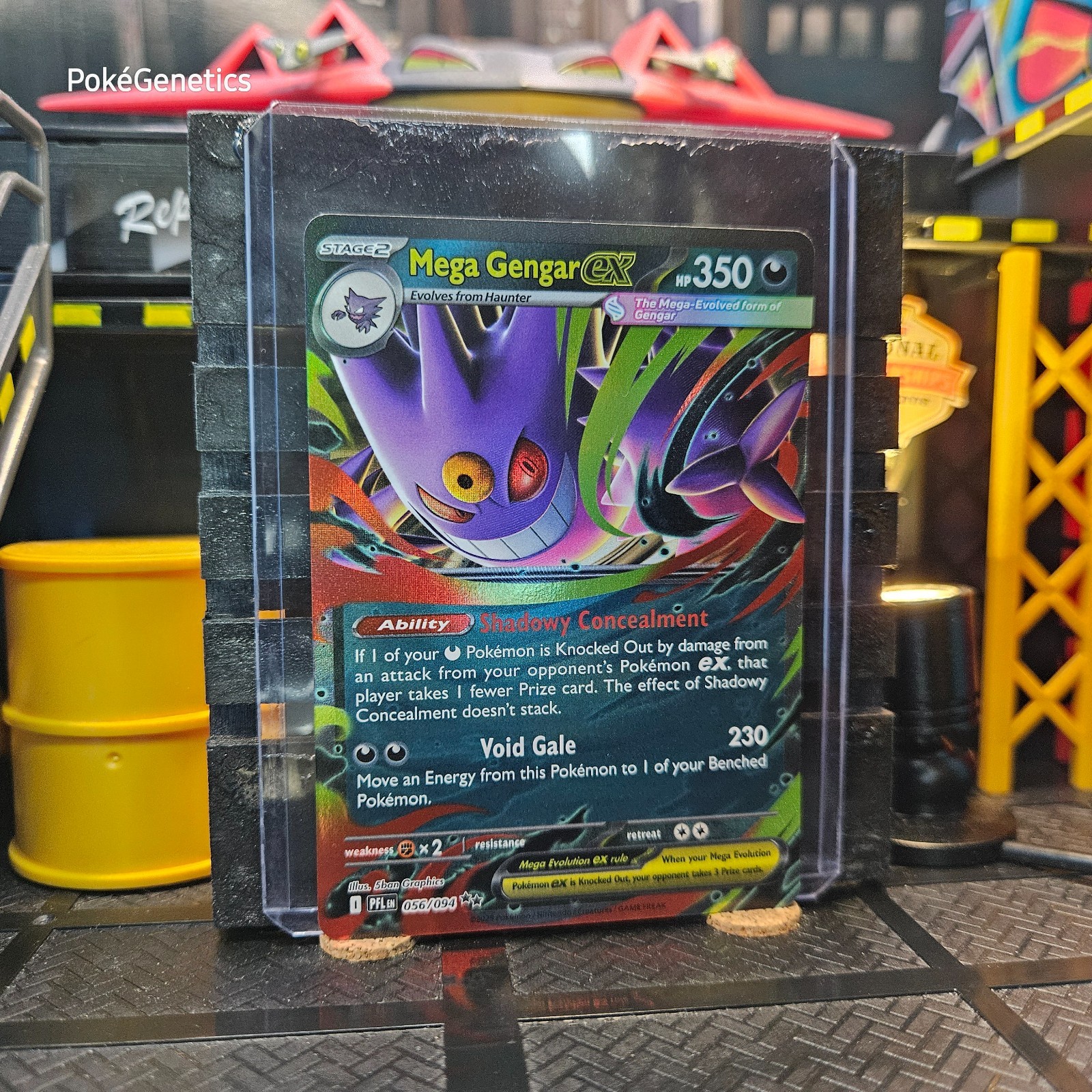 Mega Gengar ex Phantasmal Flames Ultra Rare Pokémon TCG 056/094 Mega Evolution