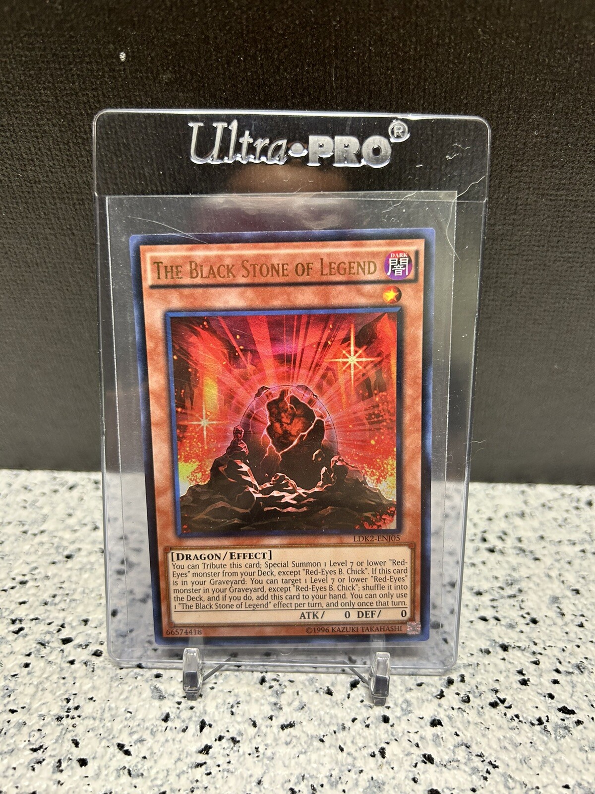 Yugioh! The Black Stone of Legend LDK2-ENJ05 Ultra Rare Unlimited NEW