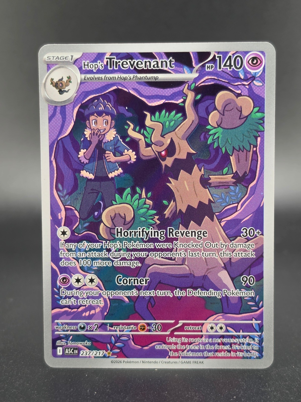 ✨Pokemon Hop’s Trevenant 237/217 Illustration Rare ME: Ascended Heroes NM✨
