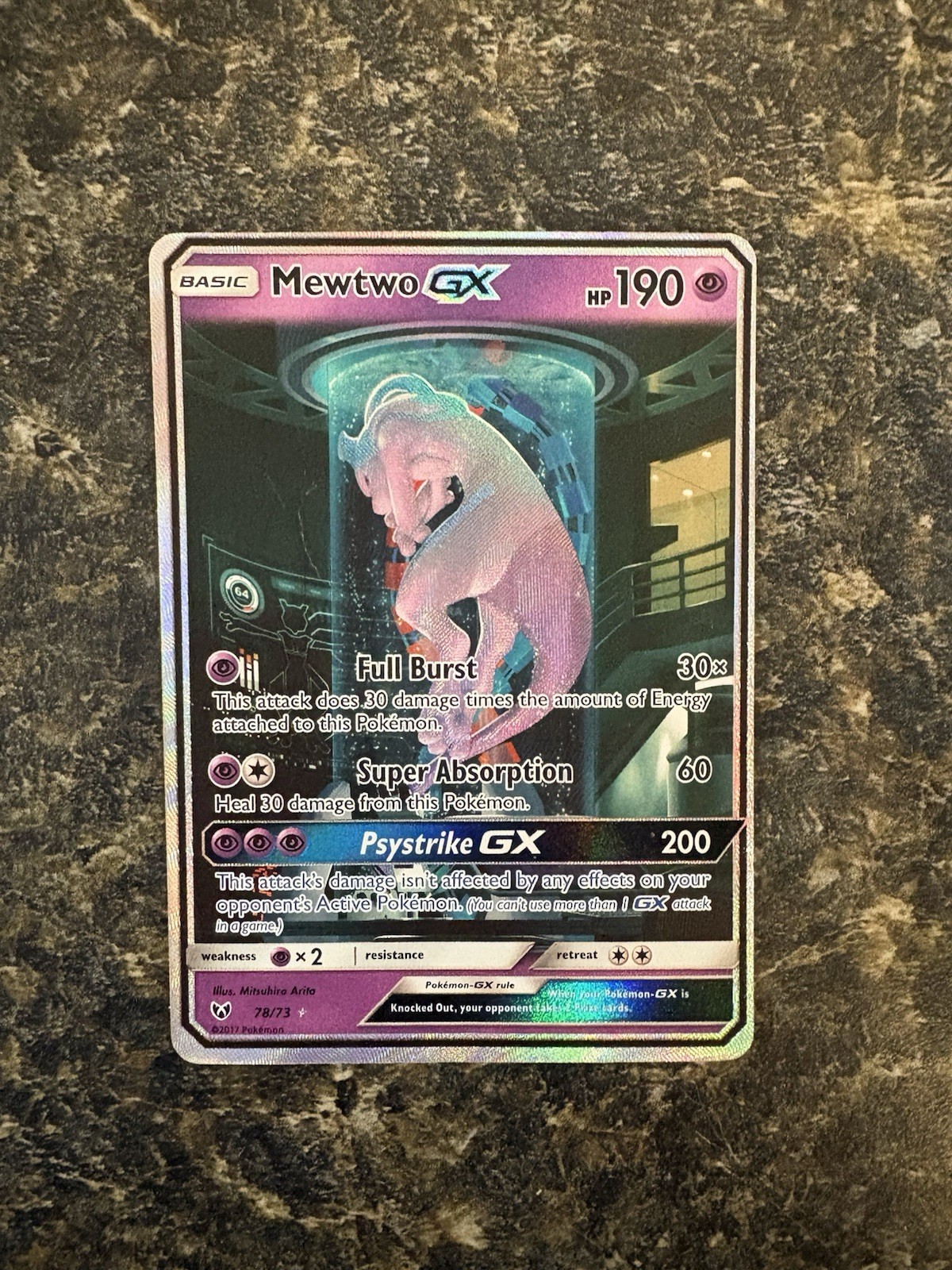 Mewtwo GX (Secret) 76/73 Shining Legends Holo