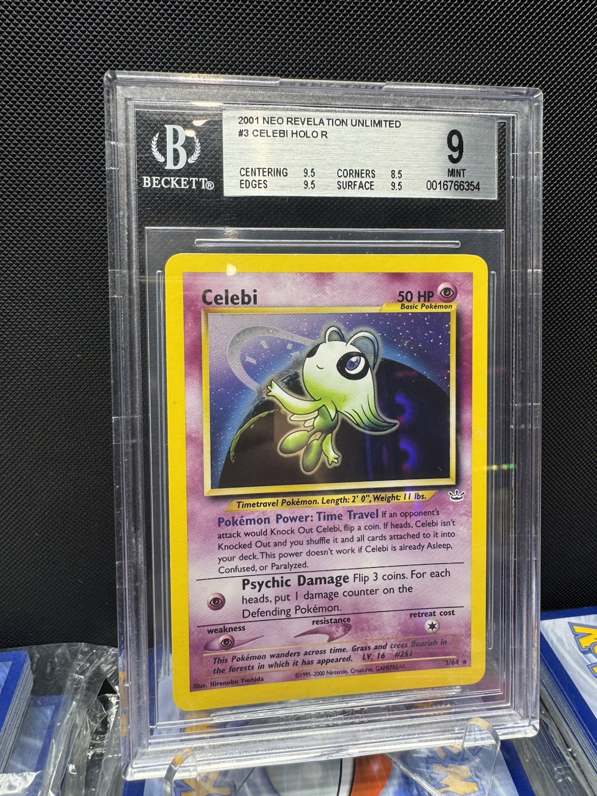 Pokémon TCG 2001 NEO REVELATION #3/64 CELEBI HOLO