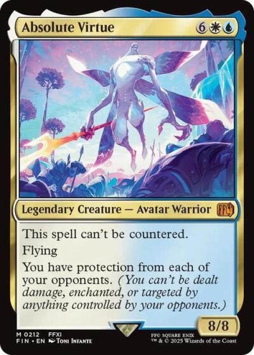 Absolute Virtue -Foil Near Mint MTG Universes Beyond: FINAL FANTASY