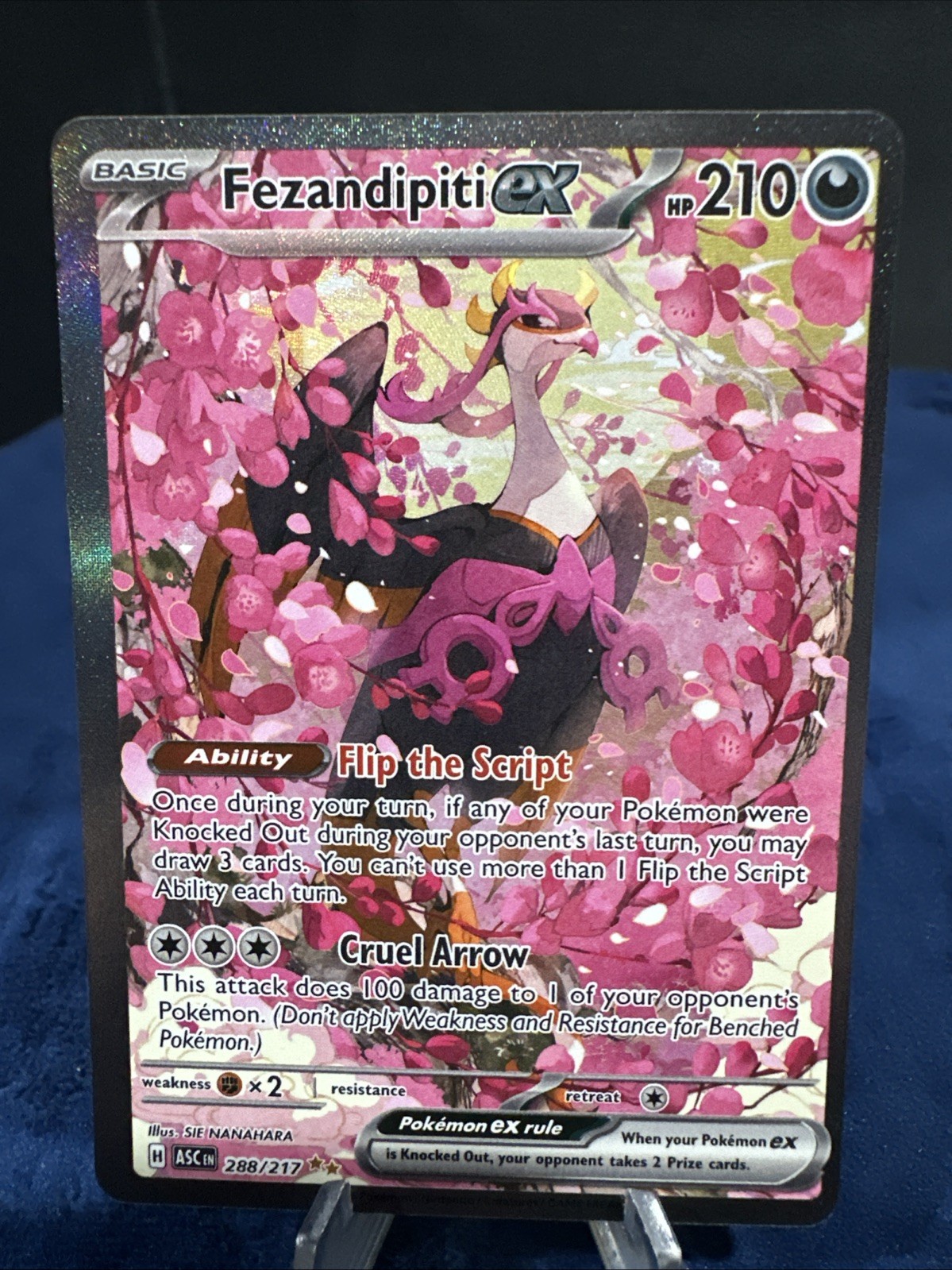 Fezandipiti Ex 288/217 Ascended Heroes Special Illustration Rare Near Mint