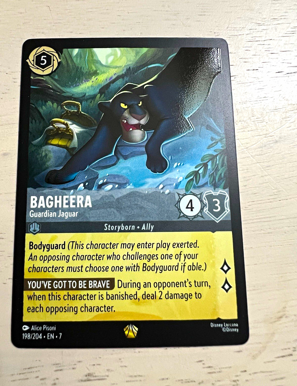 Ravensburger Lorcana TCG Bagheera – Guardian Jaguar 198/204 Non Foil EN