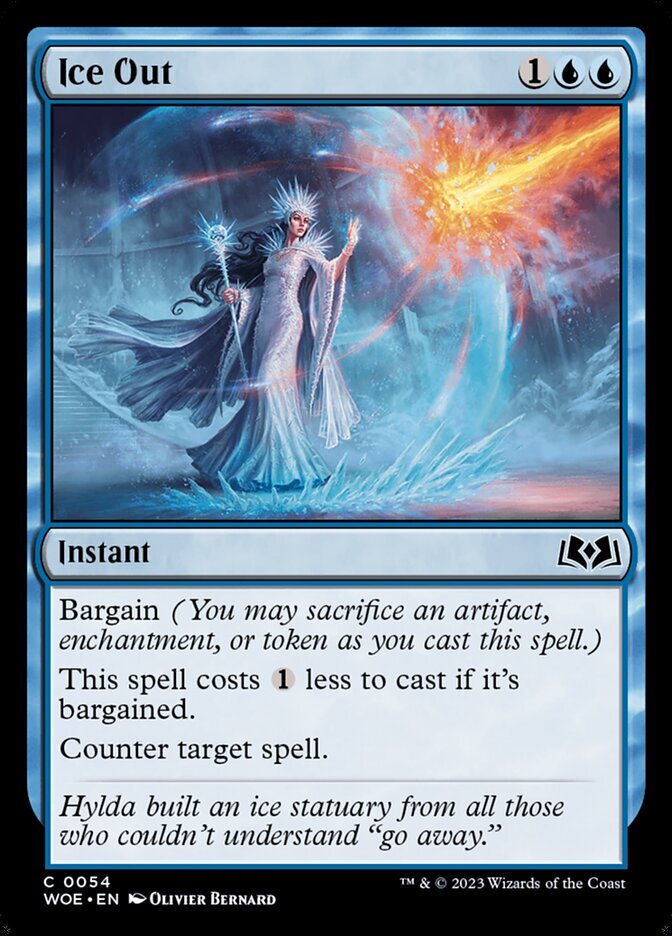 MTG Magic the Gathering Ice Out (54/475) Wilds of Eldraine LP
