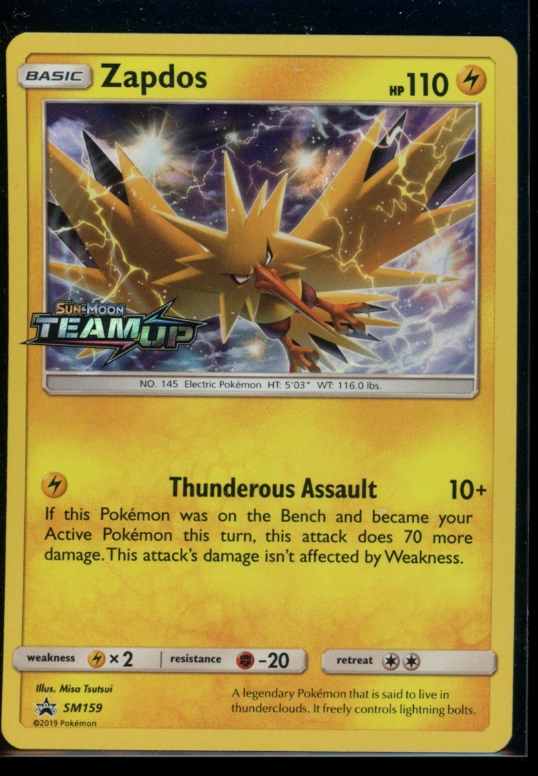 Zapdos – (Prerelease) Promo Holo 2016 SM Promos SM159 NM