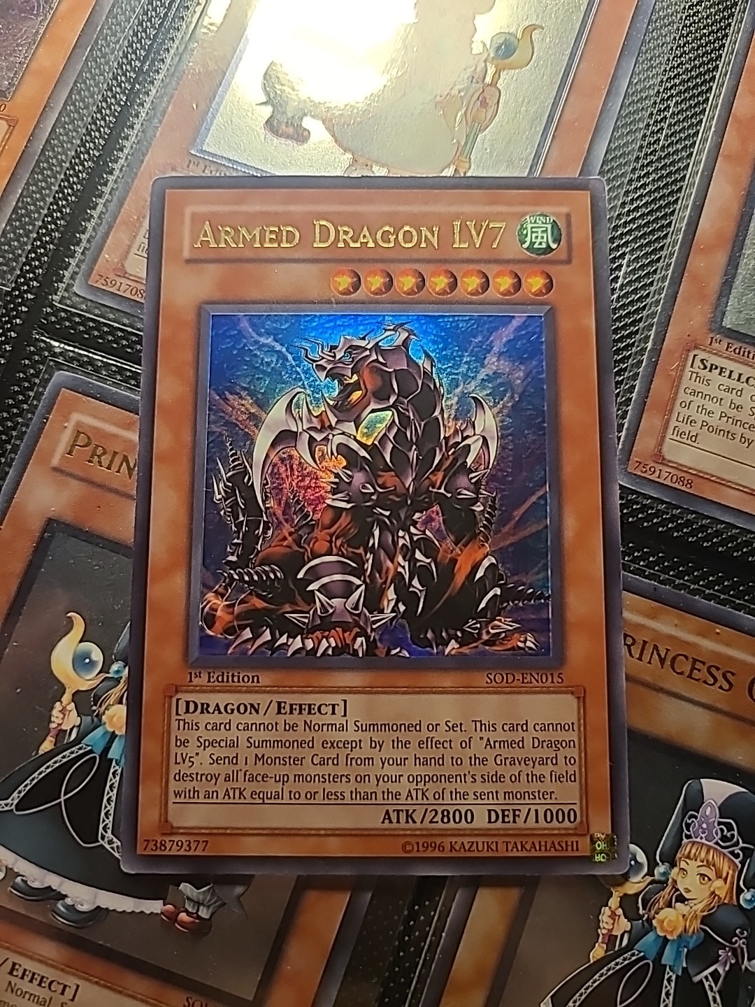 YuGiOh – Armed Dragon Lv7 – SOD-EN015 – Ultra Rare – 1st Edition