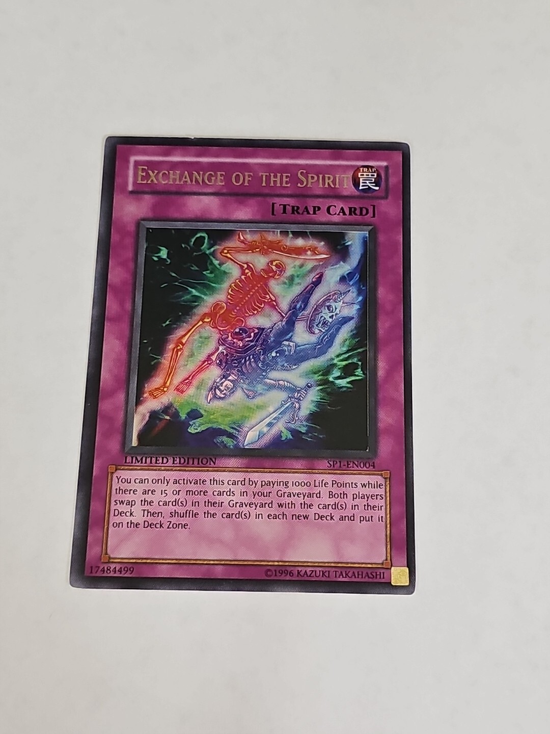 Yu-Gi-Oh! TCG Exchange of the Spirit SP1-EN004 Limited Ultra Rare NM/LP