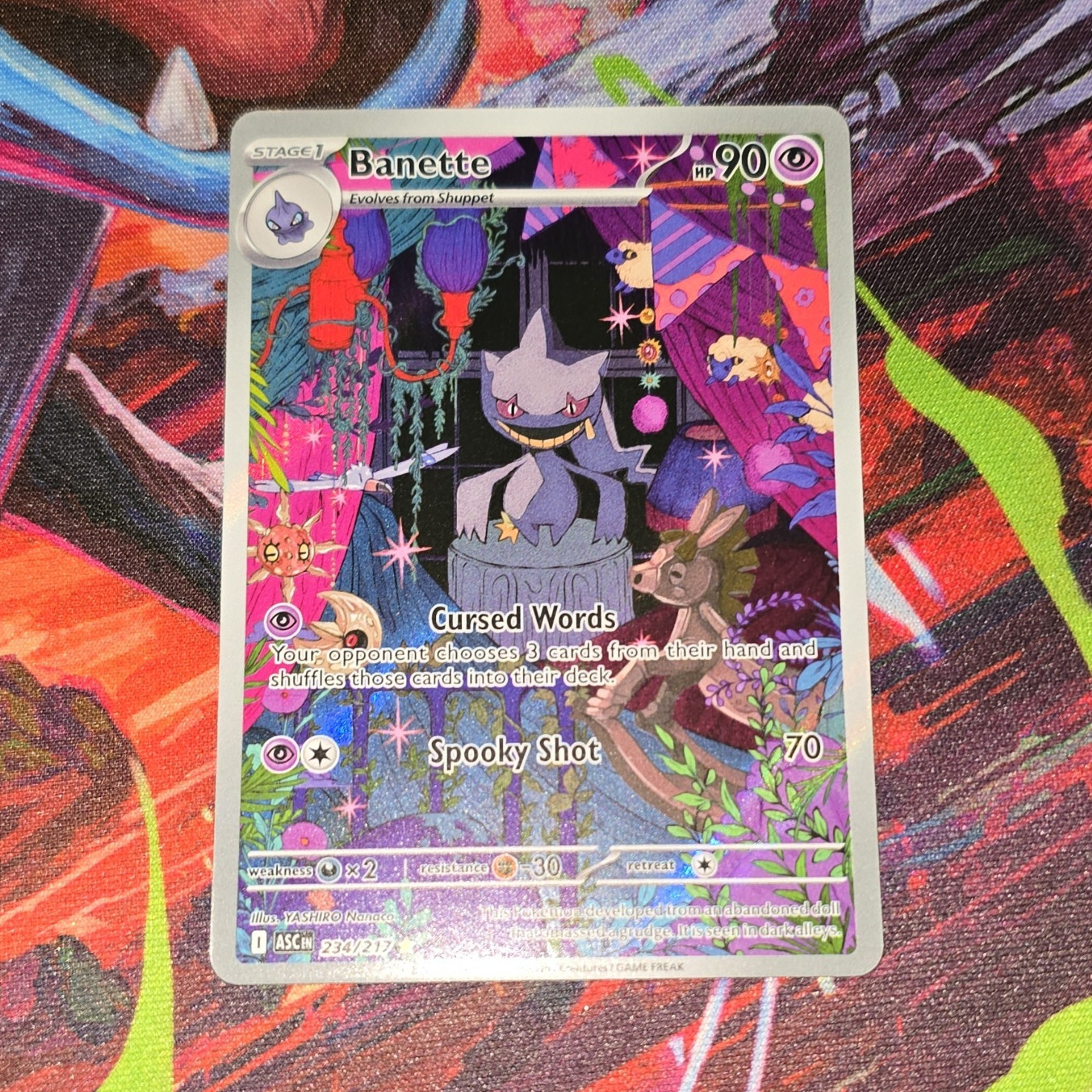 Banette 234/217 SV: Ascended Heroes Holo Full Art Illustration Rare EN 90HP 2026