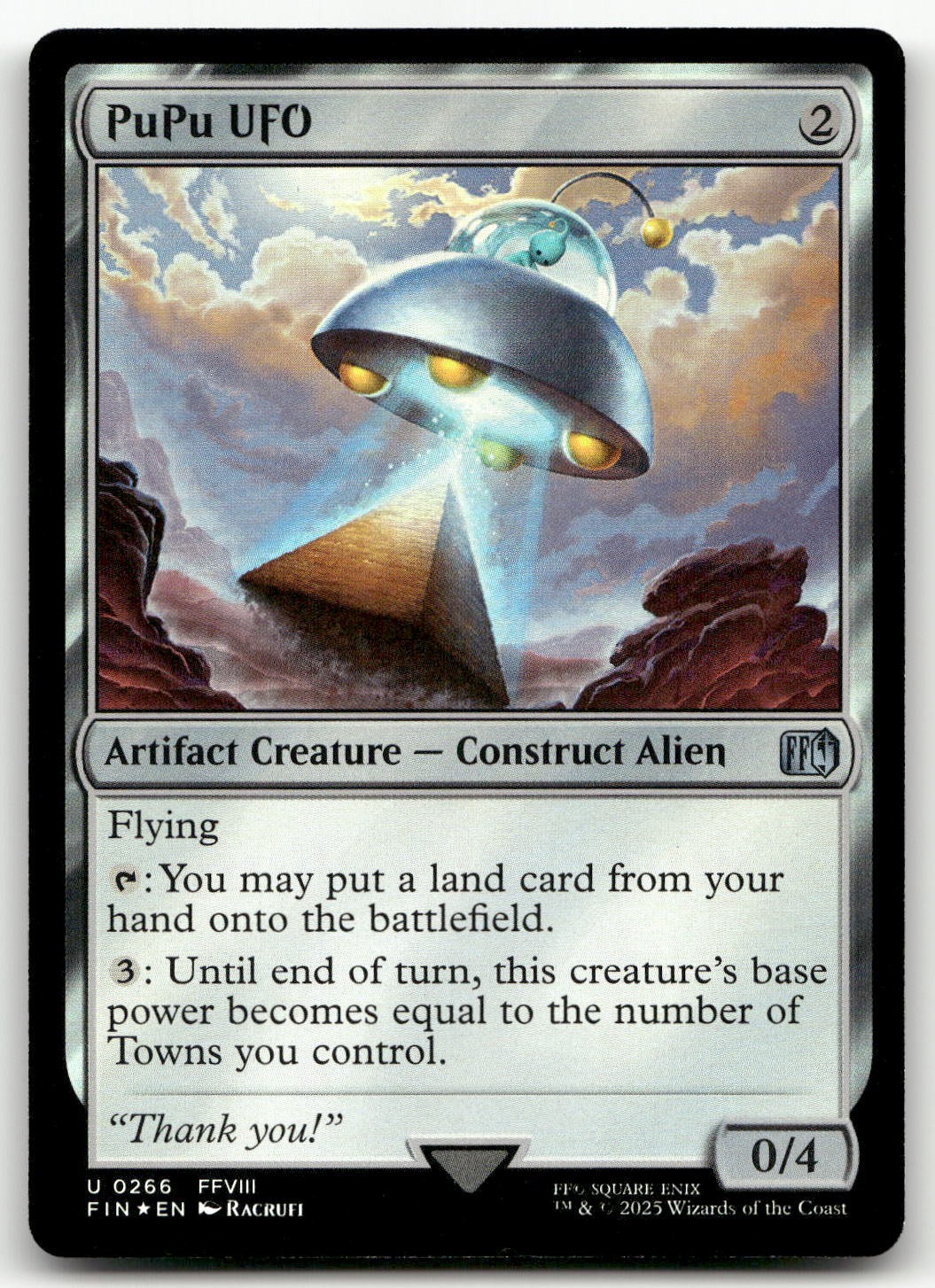 PuPu UFO #266 (Foil) (NM) Final Fantasy FIN Magic MTG