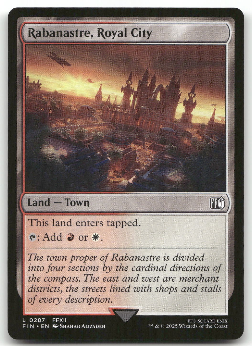 Rabanastre, Royal City #287 (NM) Final Fantasy FIN Magic MTG