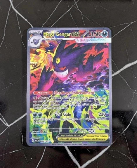 Mega Gengar ex ~ Pokémon Stainless Steel Gift/Display/Gold Metal