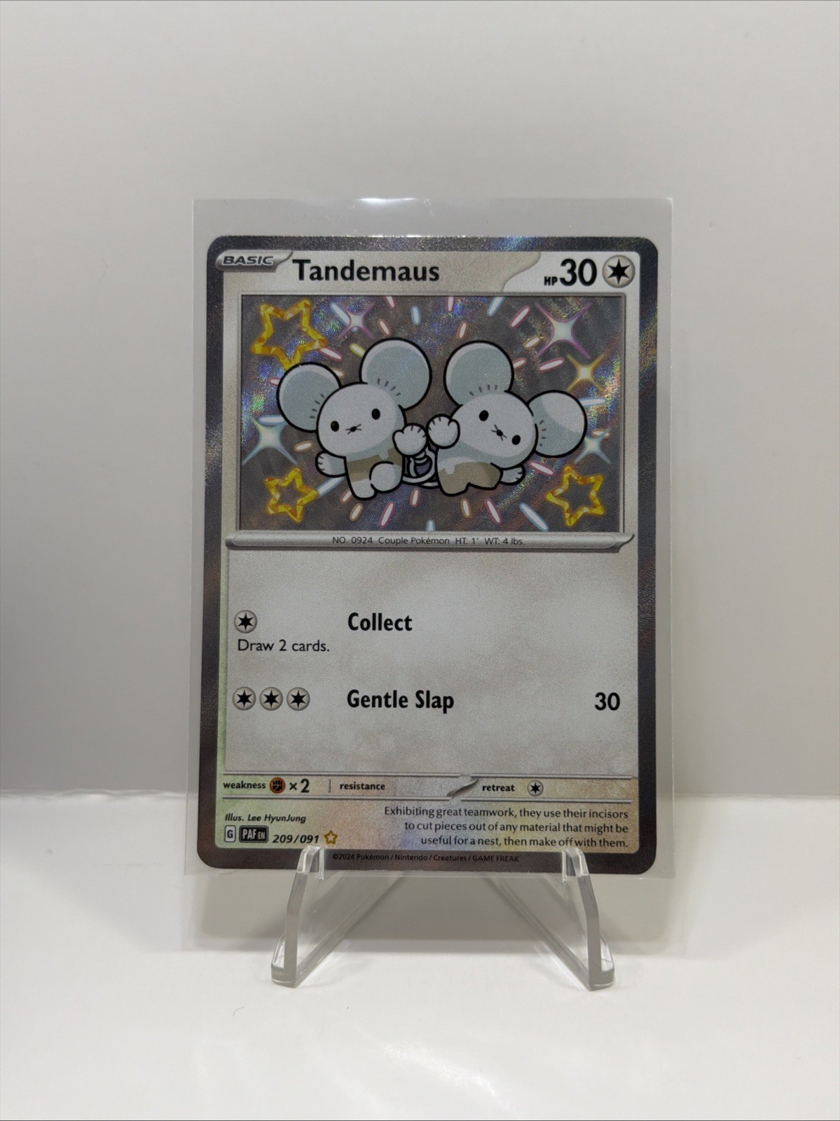 Tandemaus 209/091 SV: Paldean Fates Holo