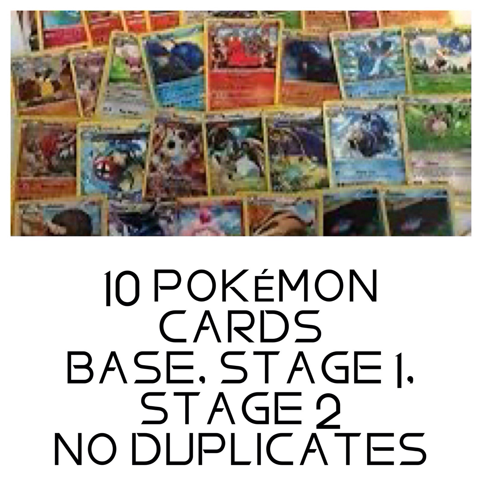 30 Bulk Random Mixed Sets POKÉMON CARD BUNDLE Basic, Stage 1, Stage 2 2005-2023