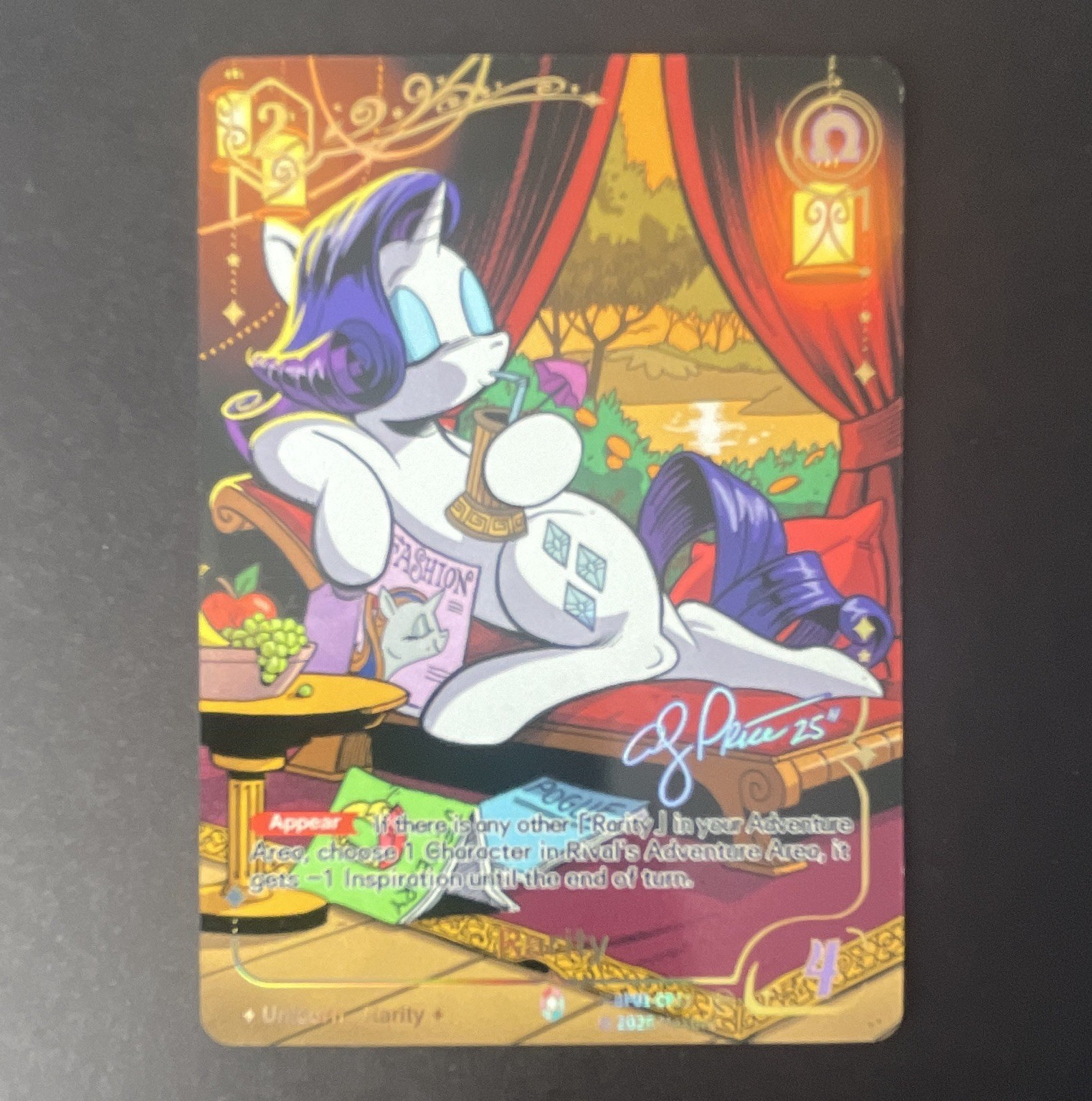 KAYOU My Little Pony Fantasy Wonderland Rarity Alternate Art 2026 BP01-CR12