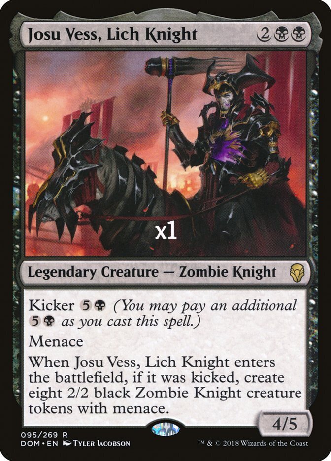 MTG Dominaria DOM Josu Vess, Lich Knight MINT (SELECT)