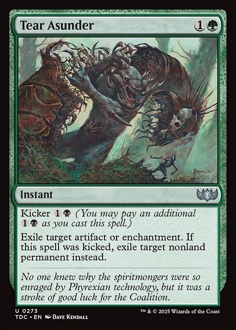 Tear Asunder 273 U Normal TDC MTG NM