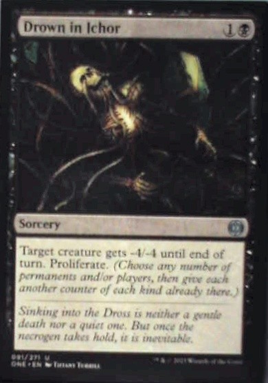 Drown in Ichor – Phyrexia: All Will Be One: #91, Magic: The Gathering Nm C345