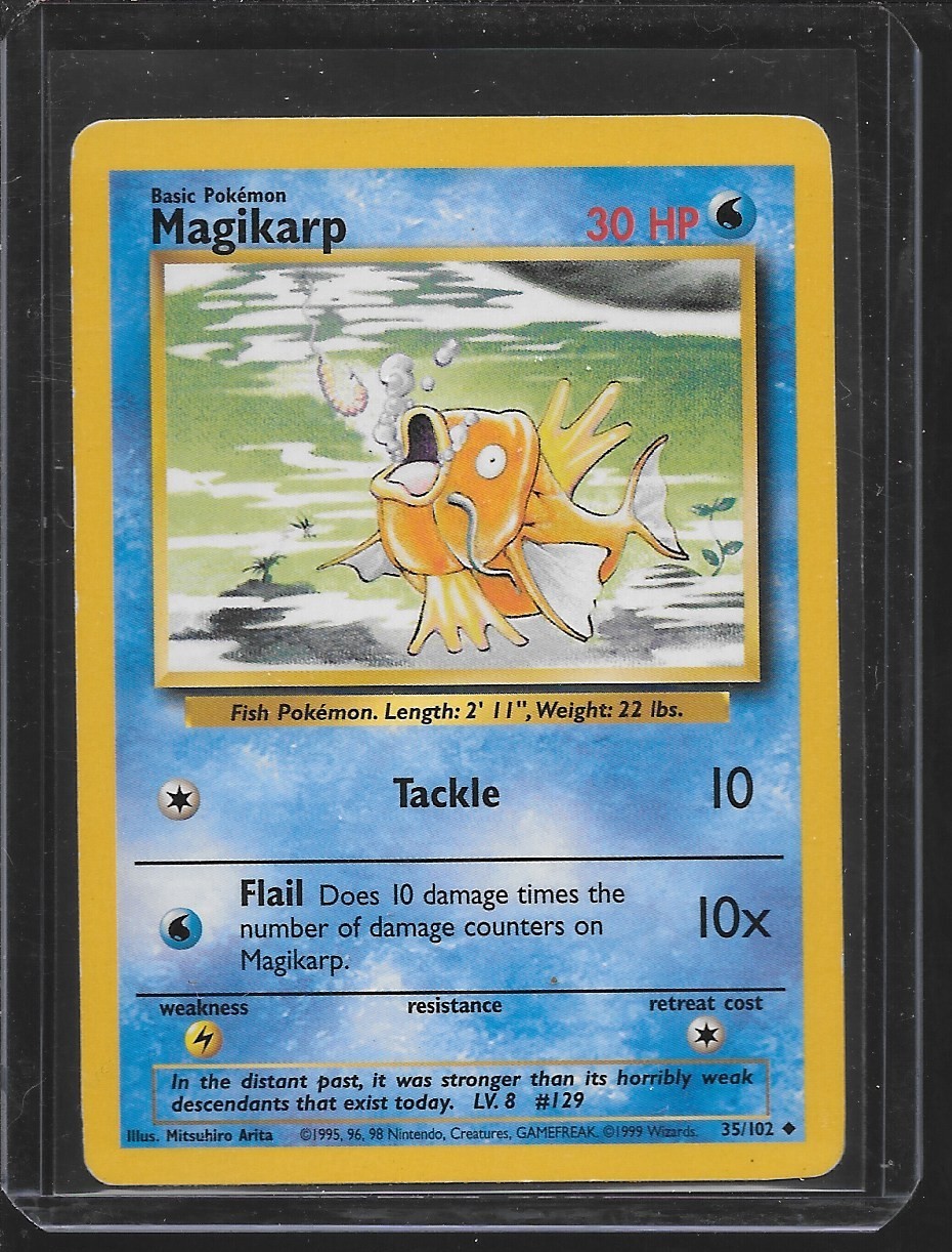 Magikarp Uncommon Base Set 035/102 LP
