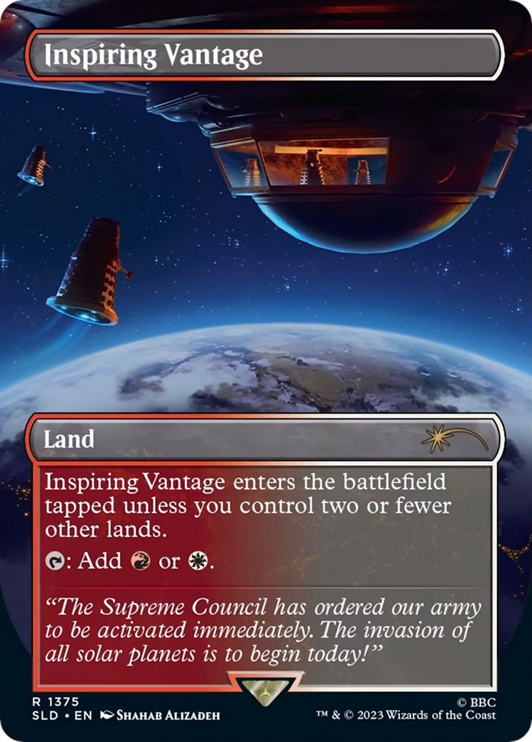 Inspiring Vantage #1375 *Foil* (LP) Secret Lair Drop Series (SLD) MTG