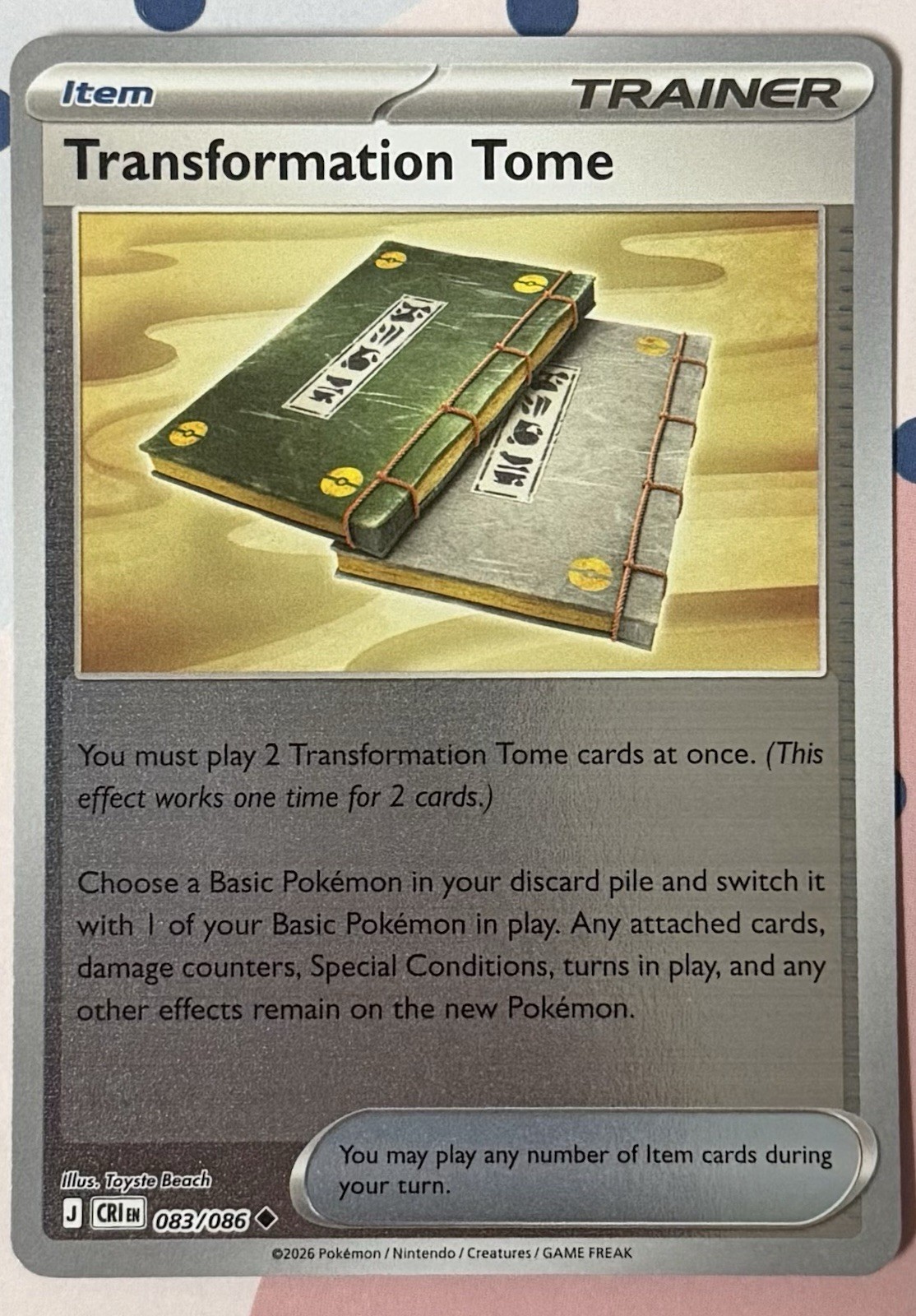 Transformation Tome 083/086 Chaos Rising Reverse Holo