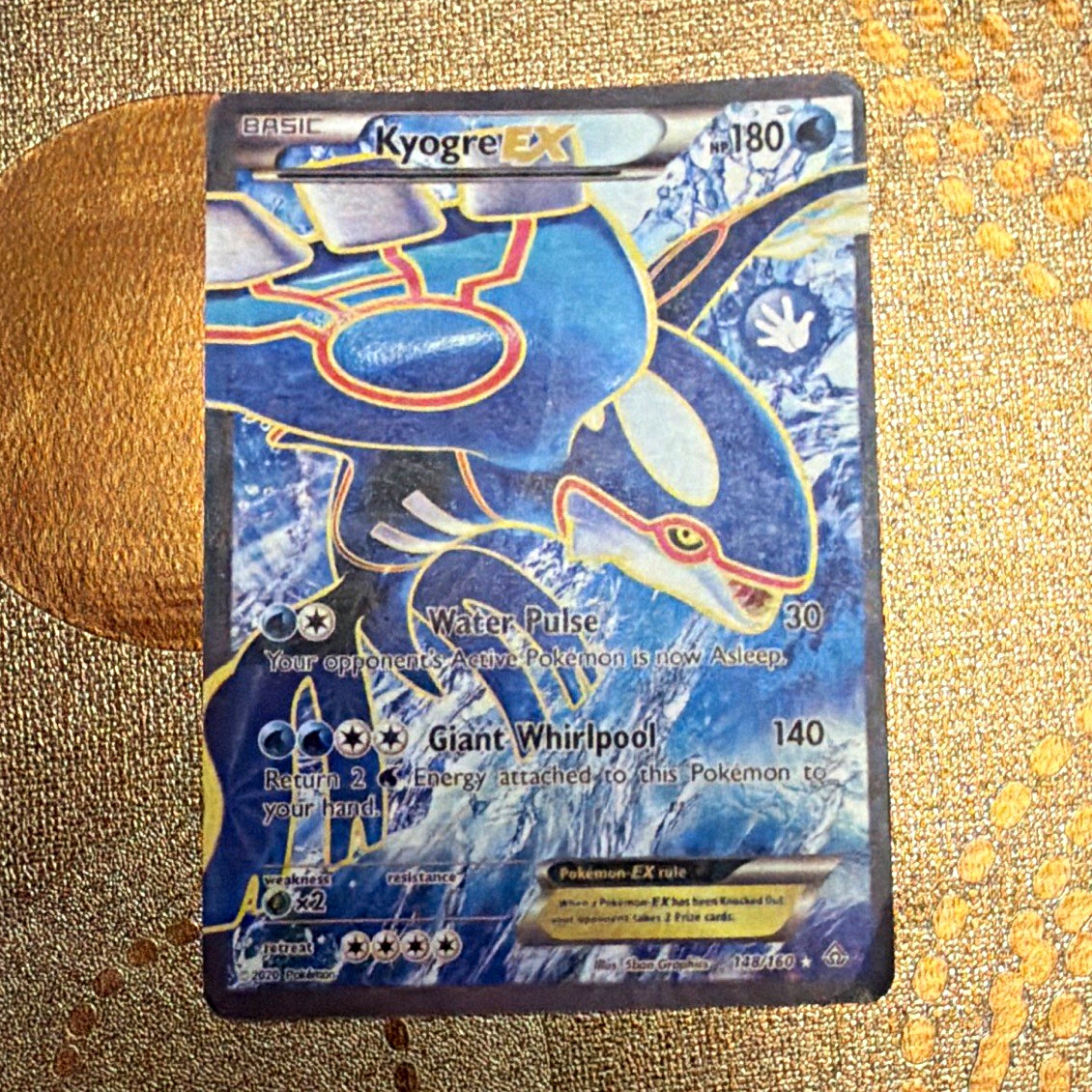 Kyogre-EX 26/160 XY Primal Clash Holo Ultra Rare EX 180 HP EN 2015