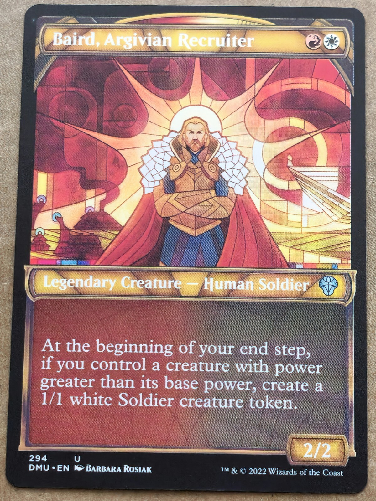 Dominaria United #294 Baird Argivian Recruiter Showcase