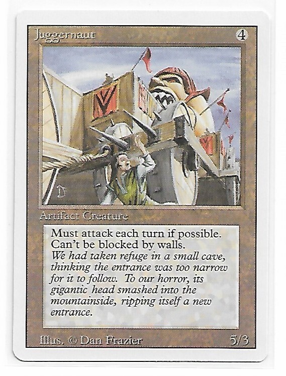 Magic the Gathering ~ MTG ~ 1x Juggernaut ~ 3rd Edition ~ M/NM ~ REVISED