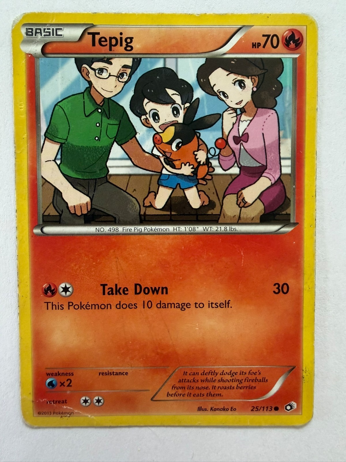 Tepig – Legendary Treasures (LTR) 25/113 / Common HP