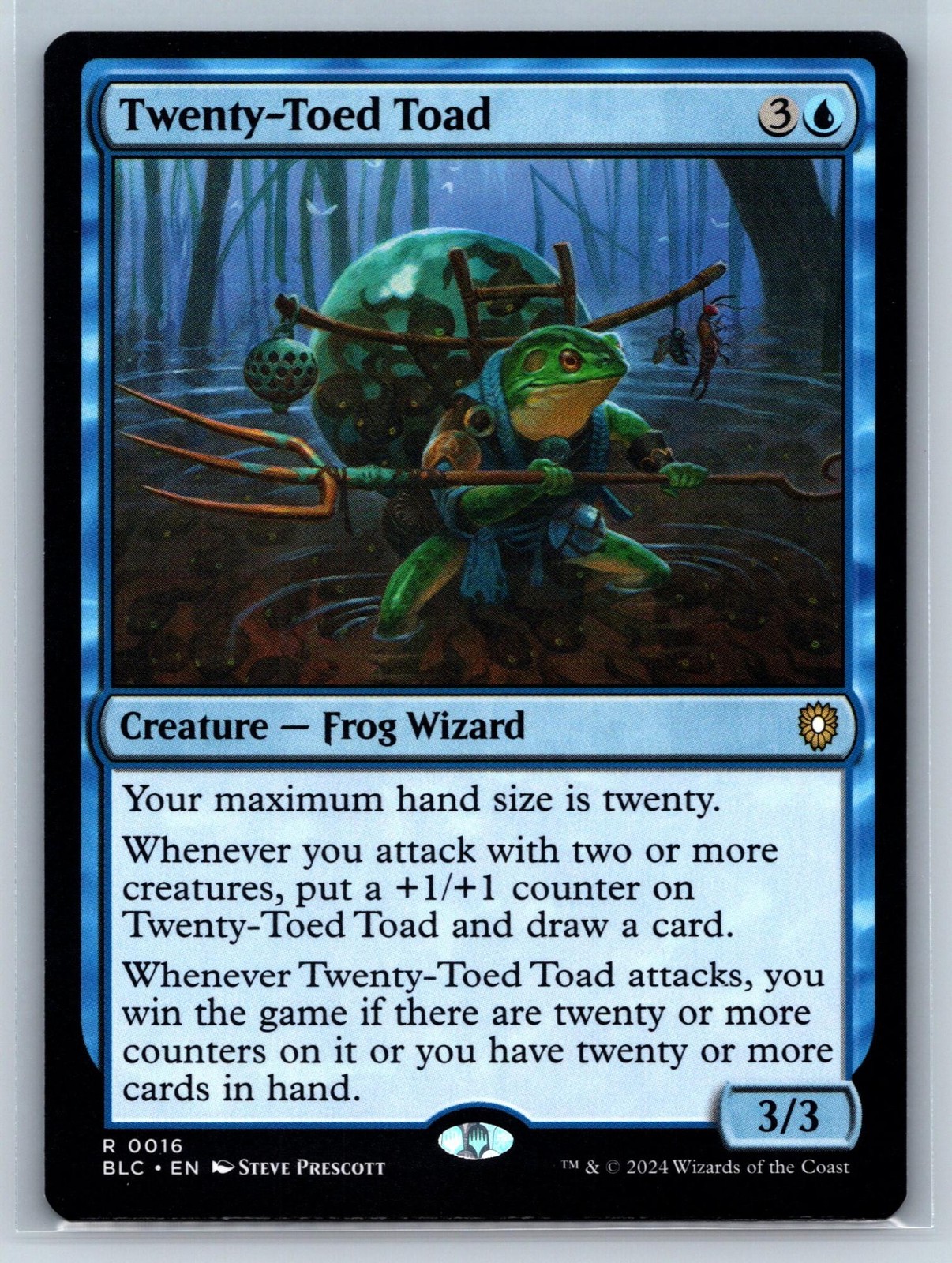 TWENTY-TOED TOAD 0016 RARE THE LIST REPRINTS MAGIC: THE GATHERING NM