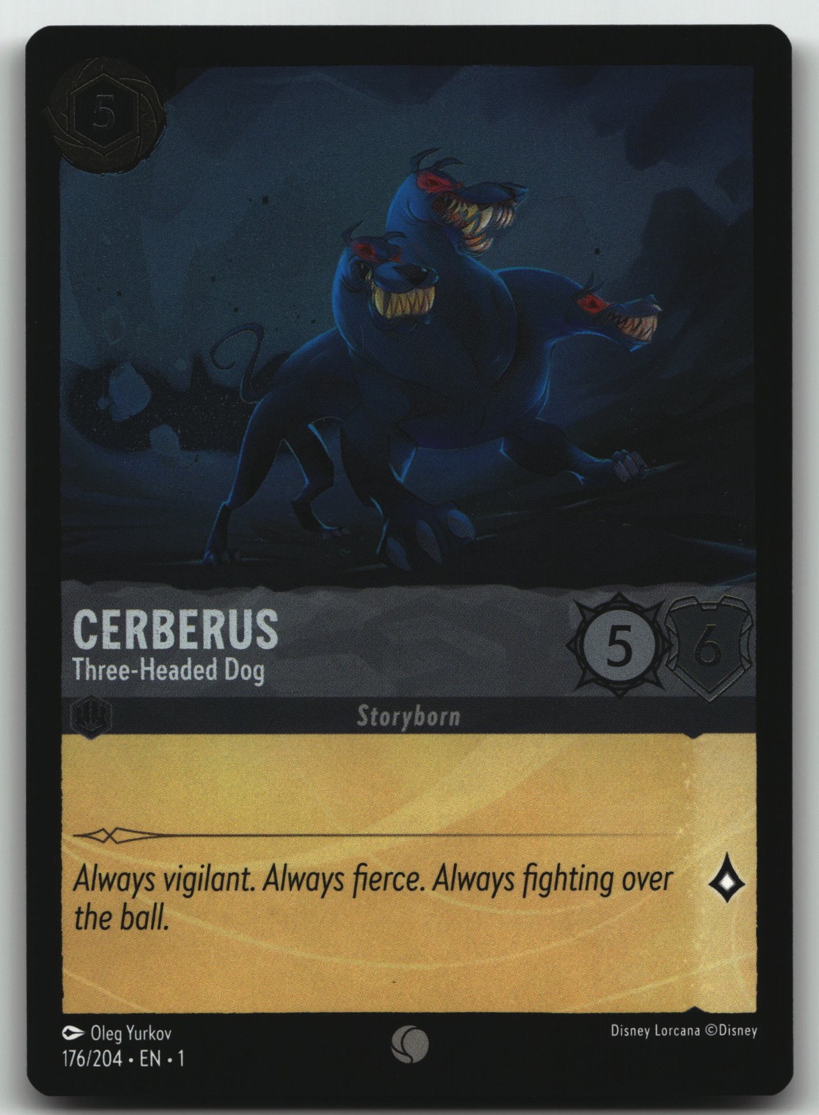 Cerberus – Three-Headed Dog foil Common The First Chapter 176/204 NM