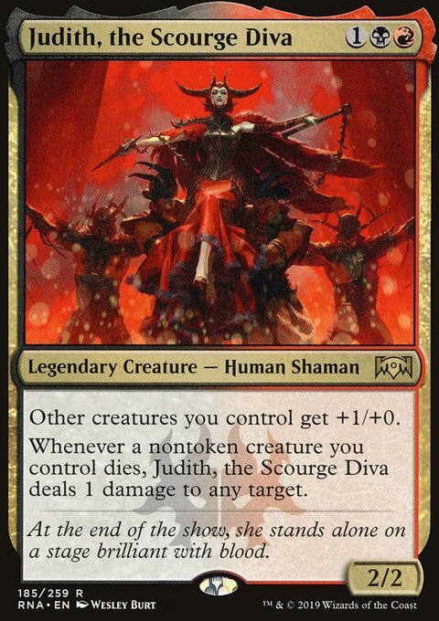 MTG Judith, the Scourge Diva (185/296) Ravnica Allegiance LP
