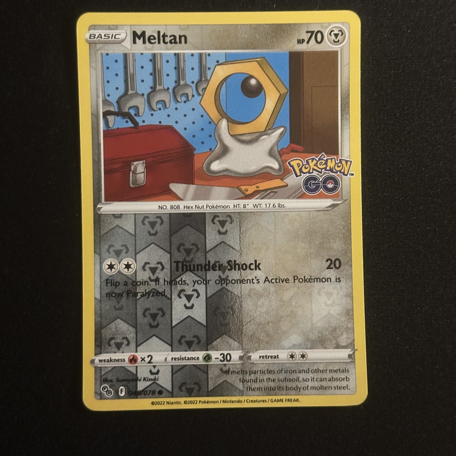 Meltan Common Reverse Holo 045/078 – Pokemon GO 2022 – Pokemon TCG – Near Mint