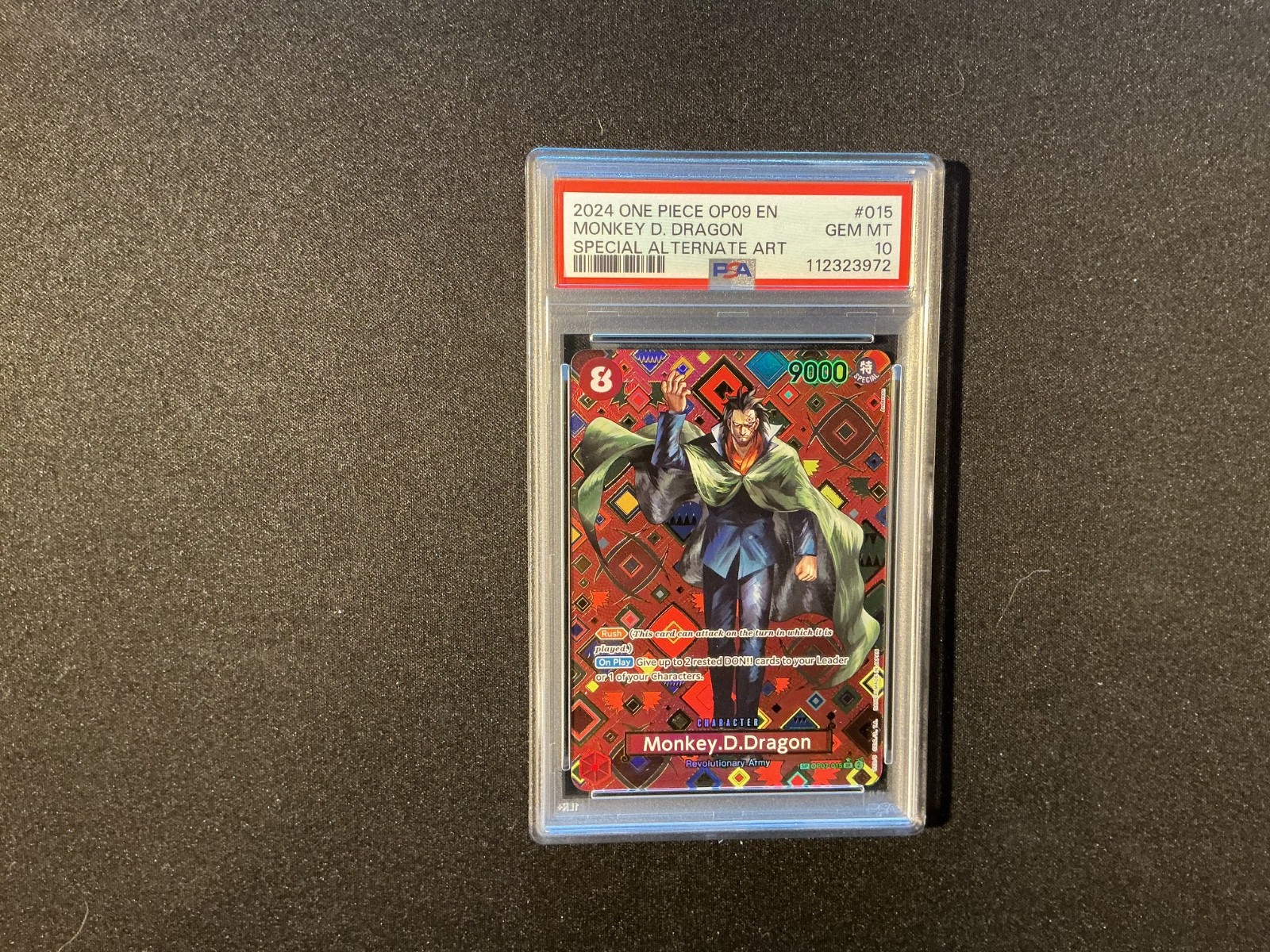 One Piece Monkey.D.Dragon SP Emperors in the New World OP07-015 PSA 10 English