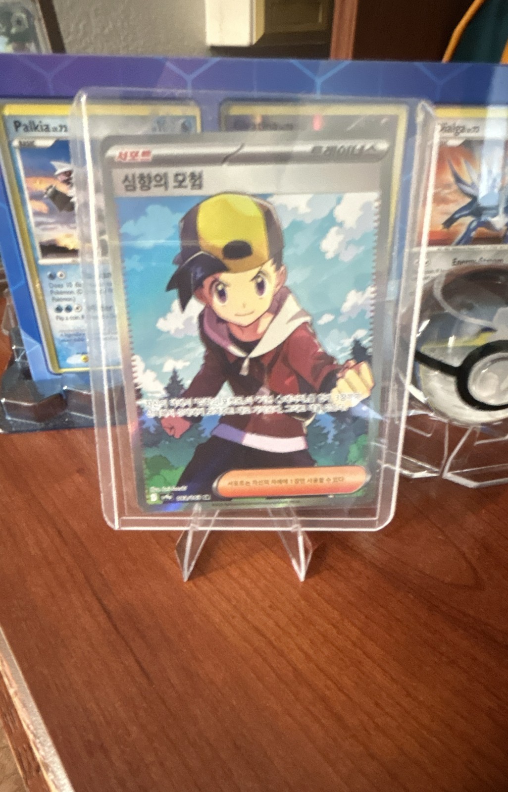 Ethan’s Adventure 084/063 Sv9a: Heat Wave Arena Holo Korean