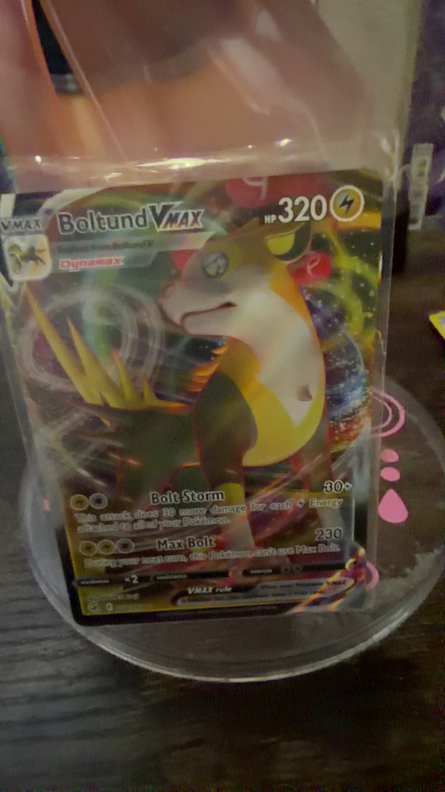 Boltund VMAX 104/264 Holo VMAX Rare Fusion Strike Pokemon Lightly Played