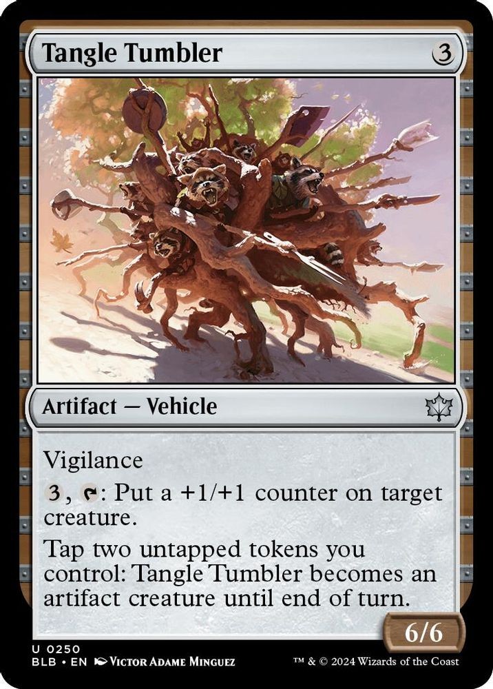 2024 Magic: The Gathering: Bloomburrow – Tangle Tumbler (#250, U, Near Mint)