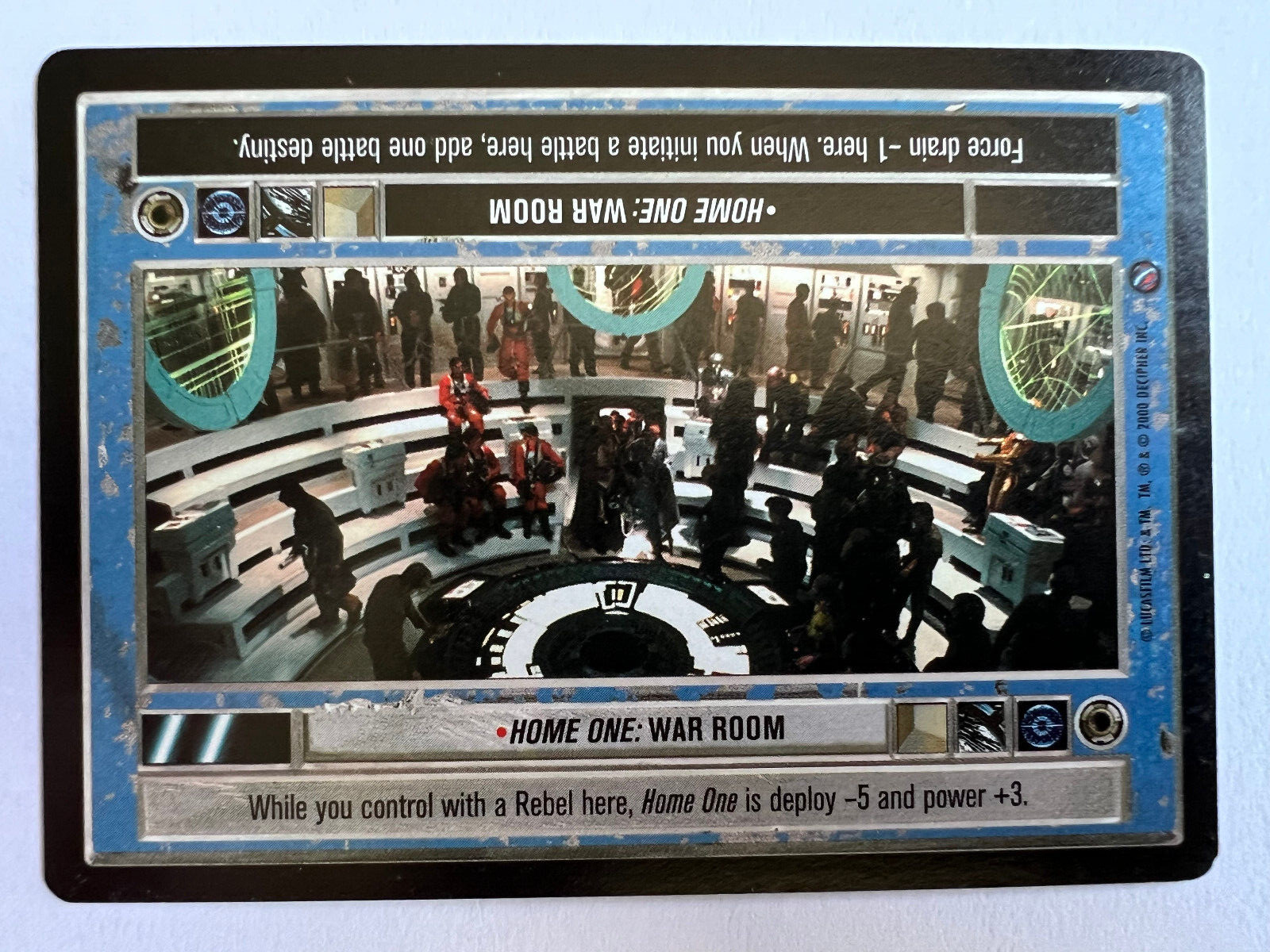 Star Wars CCG Death Star 2 II Home One: War Room Rare Location LP/NM