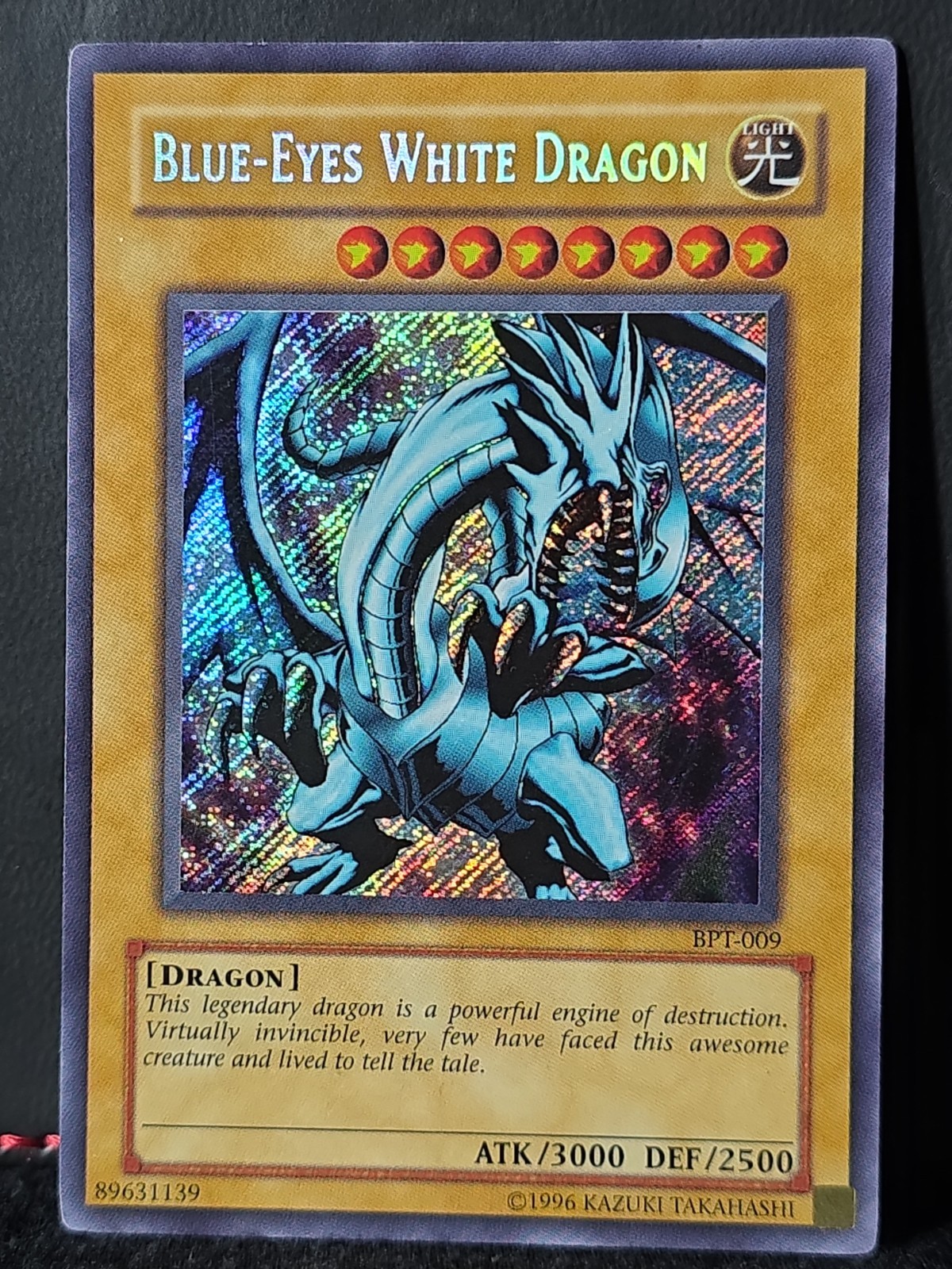 Blue-Eyes White Dragon BPT-009 Limited Edition Secret Rare LP