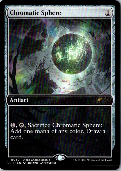 Chromatic Sphere P Game Day & Store Championship Promos 30 Near Mint