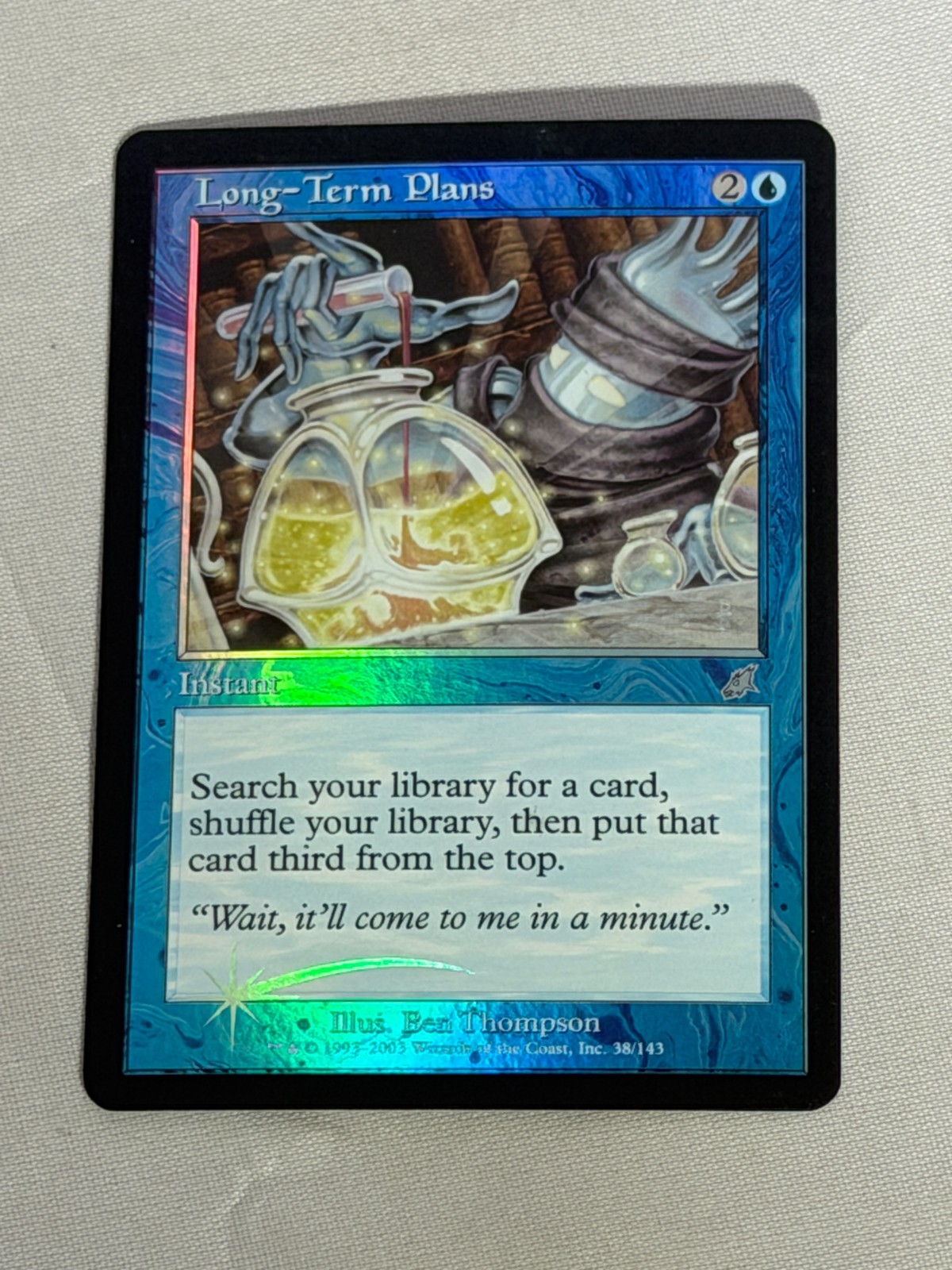MTG FOIL Long-Term Plans Scourge Magic the Gathering